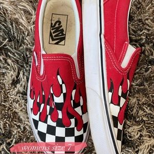 Women’s Checkered Drip Vans